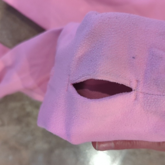 Ivivva Lululemon Athletica Girls Long Sleeve Top Size 12 Light Barbie Sharkbite - Picture 6 of 7